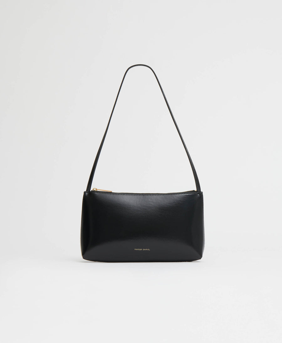 Gaia Shoulder Bag  -  Black/Flamma