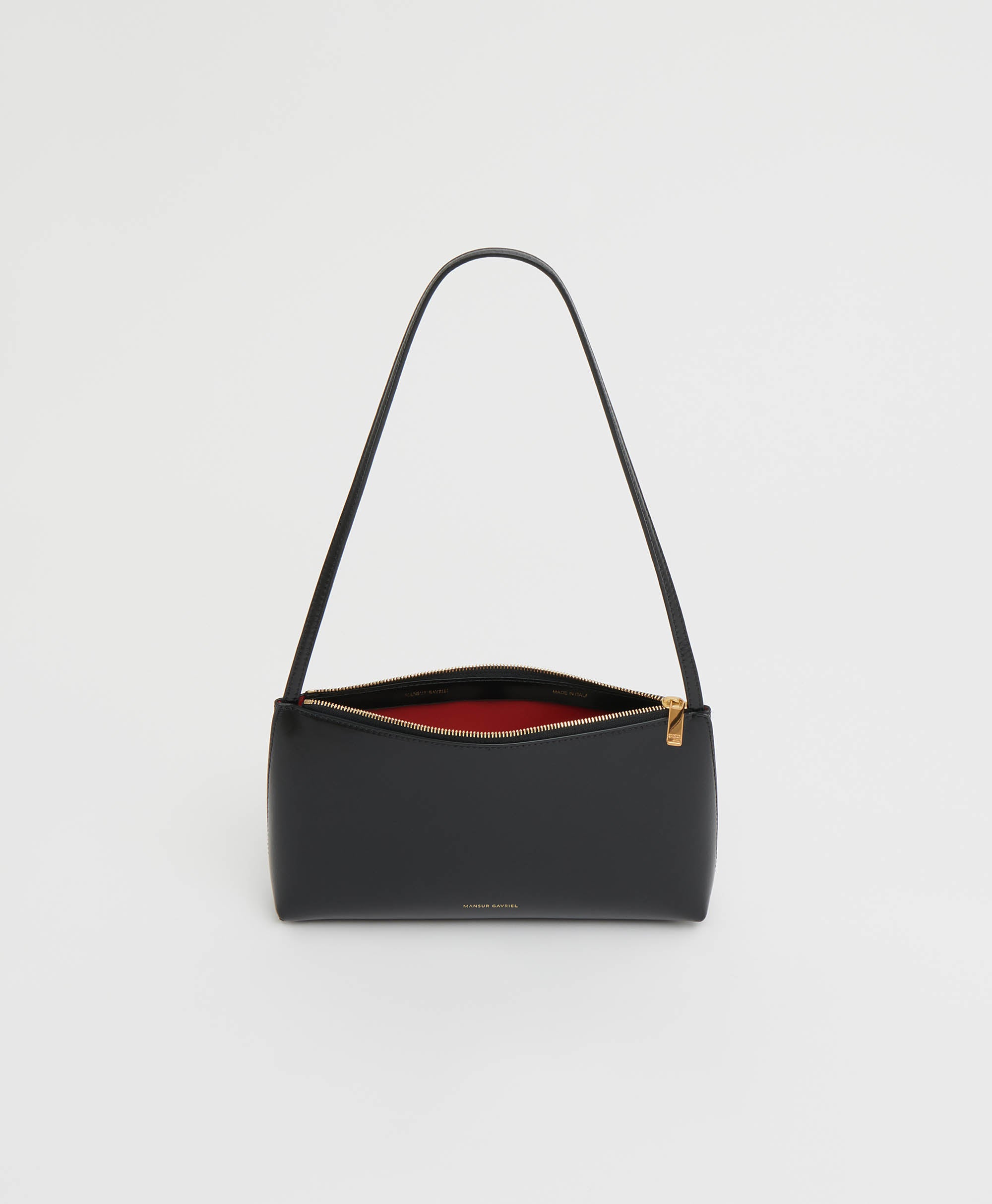 Gaia Shoulder Bag  -  Black/Flamma