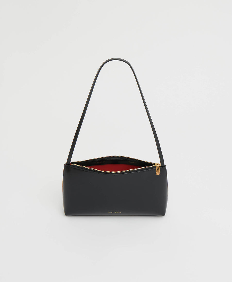 Gaia Shoulder Bag  -  Black/Flamma