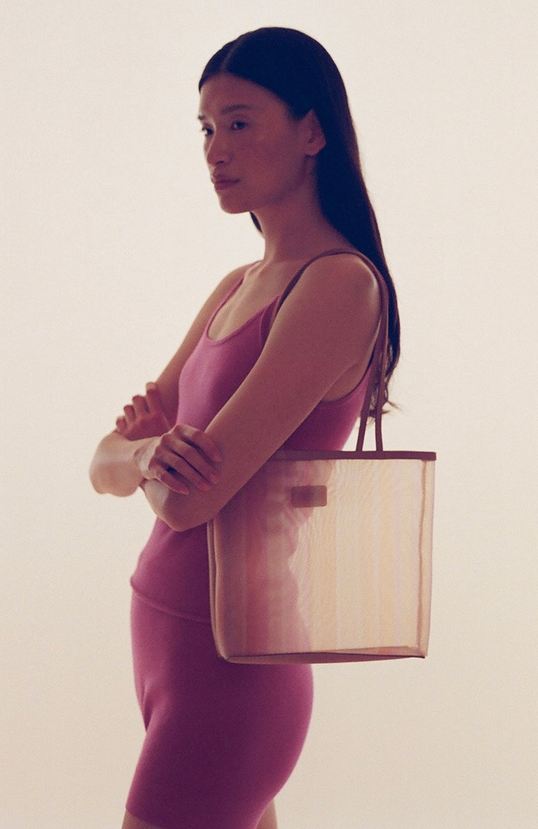 Mesh Filo Tote in Sunset