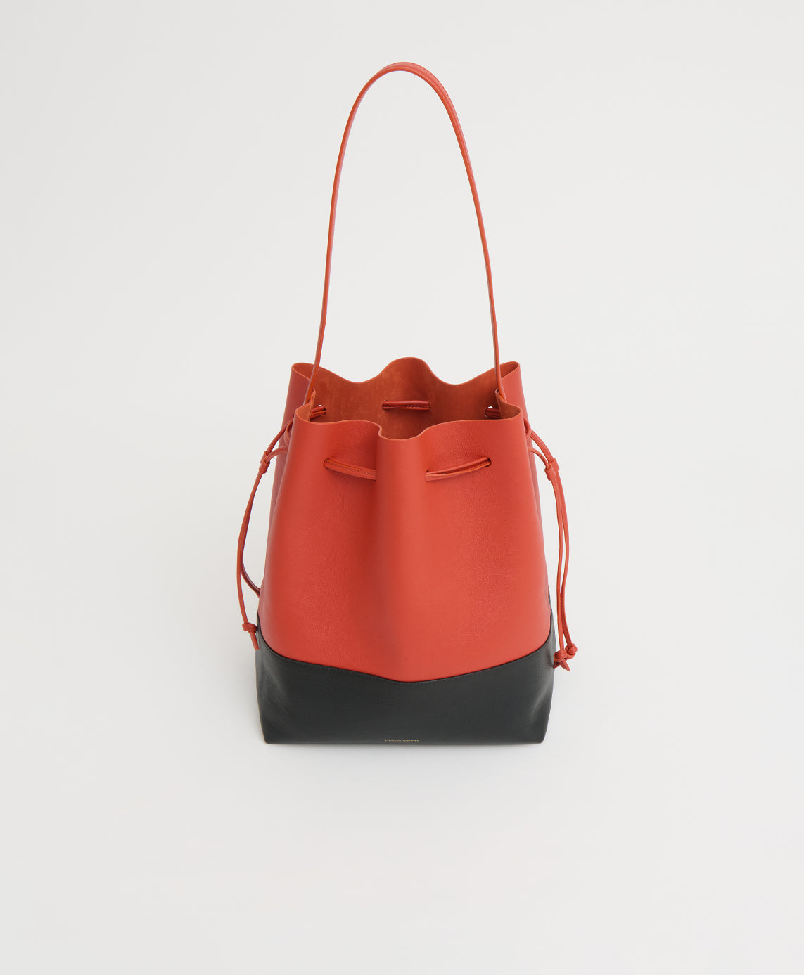 Drawstring Cabas - Pomodoro/Black