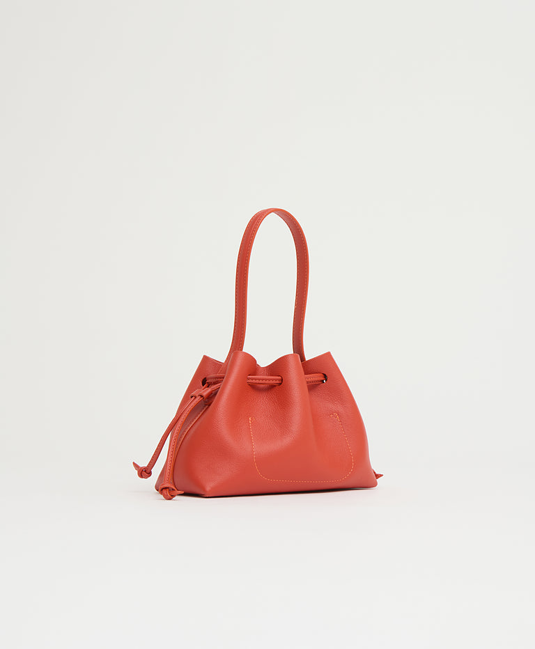 Drawstring Pouchette - Pomodoro