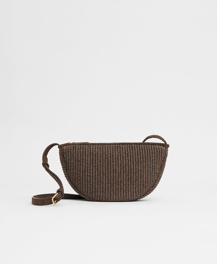 Moon Sling - Ebony Raffia/Ebony Suede view 1