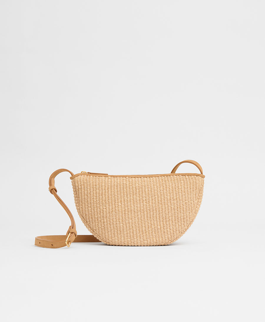 Moon Sling - Natural Raffia/Budino Suede view 1
