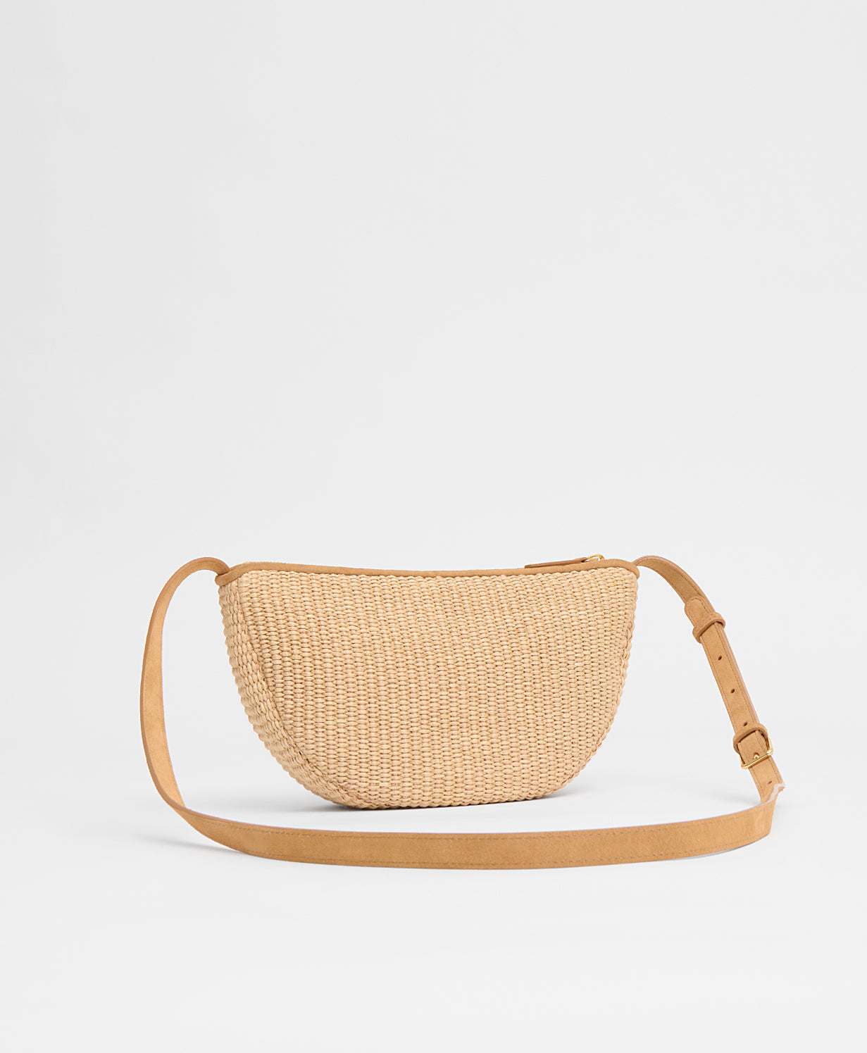 Moon Sling - Natural Raffia/Budino Suede