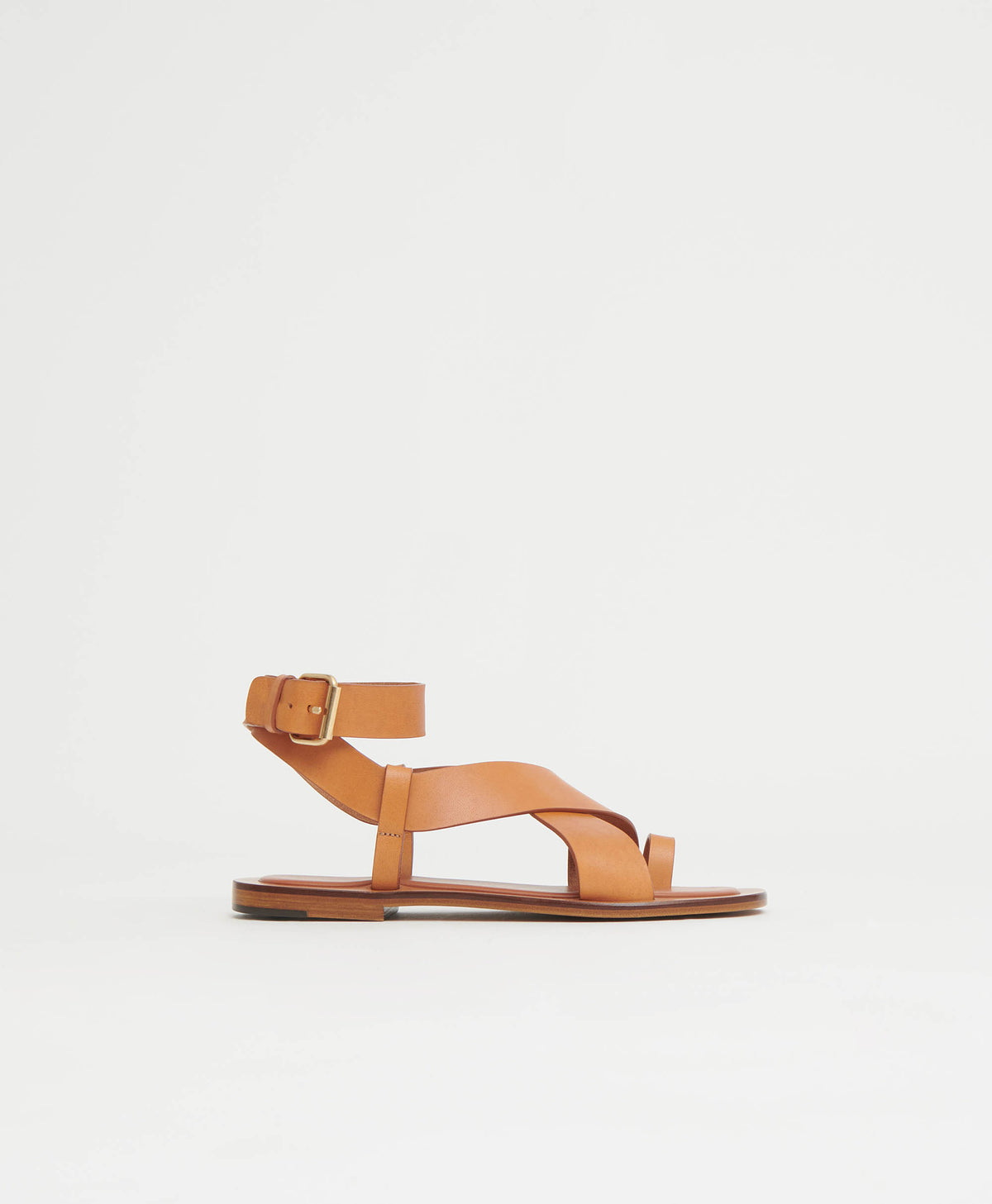 Ankle Strap Sandal  -  Cammello