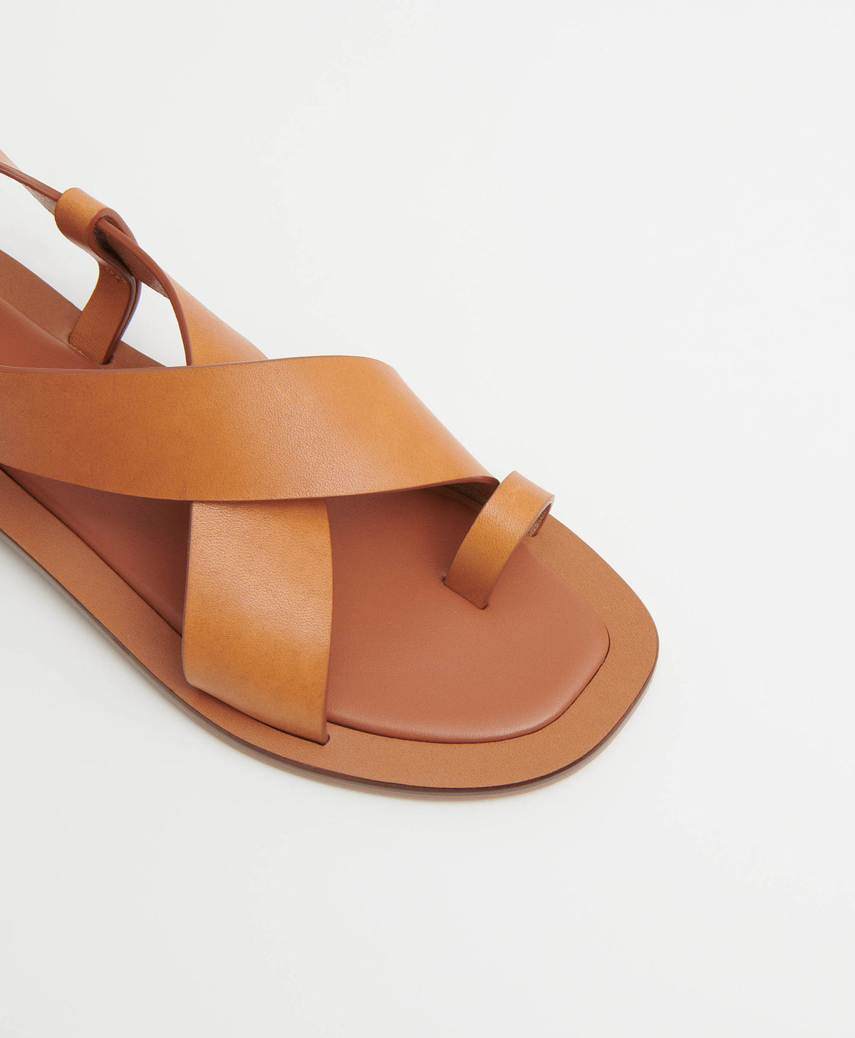Ankle Strap Sandal  -  Cammello