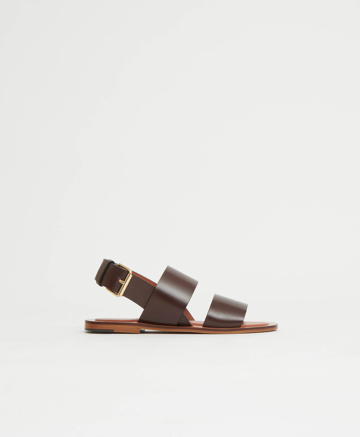 Double Strap Sandal  -  Chocolate