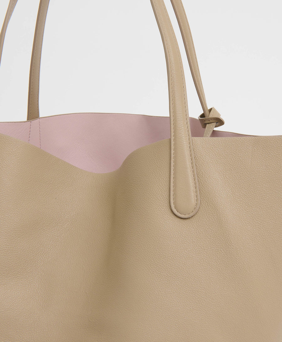 Everyday Soft Tote  -  Warm Grey/Orchidea