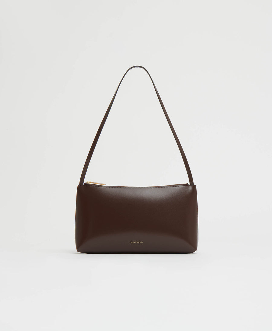 Gaia Shoulder Bag  -  Chocolate/Warm Grey