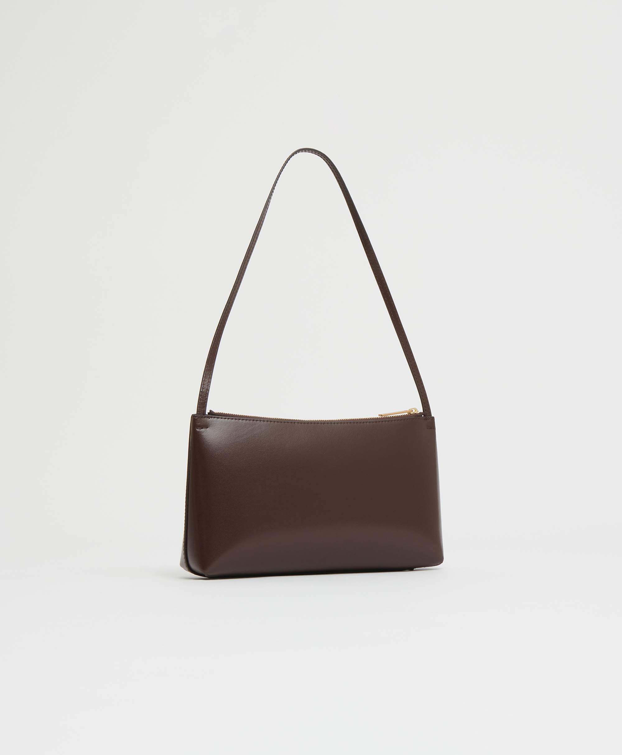 Gaia Shoulder Bag  -  Chocolate/Warm Grey