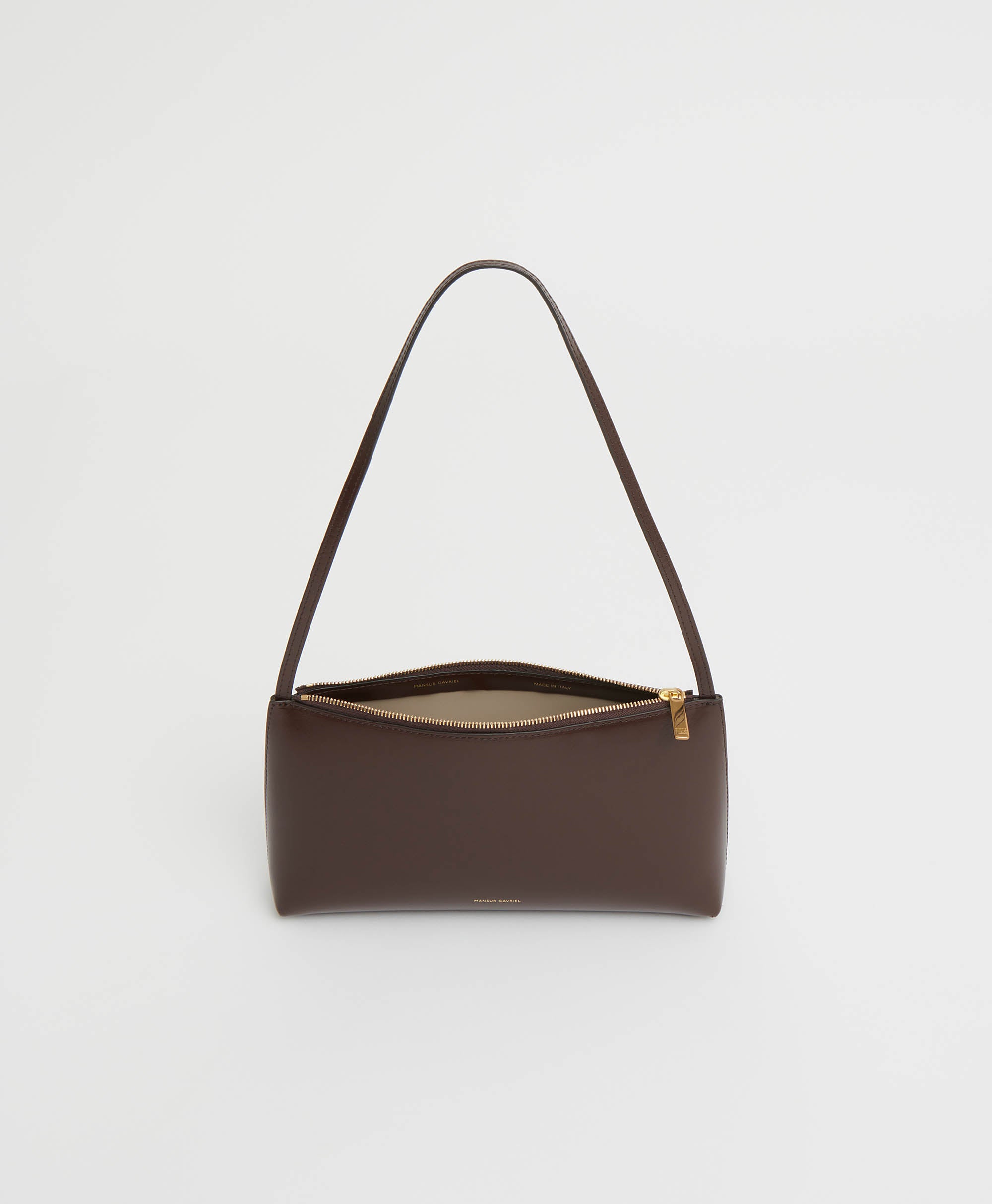 Gaia Shoulder Bag  -  Chocolate/Warm Grey