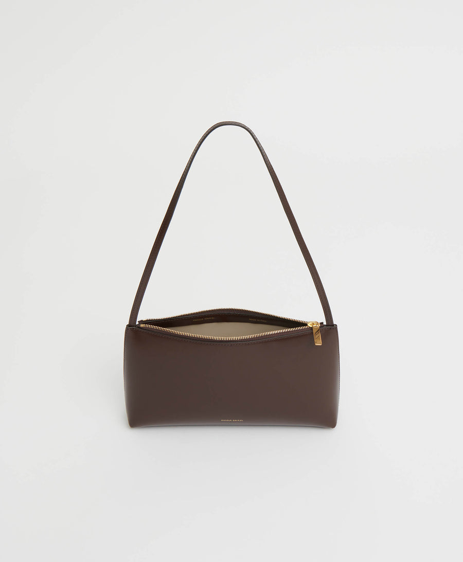 Gaia Shoulder Bag  -  Chocolate/Warm Grey