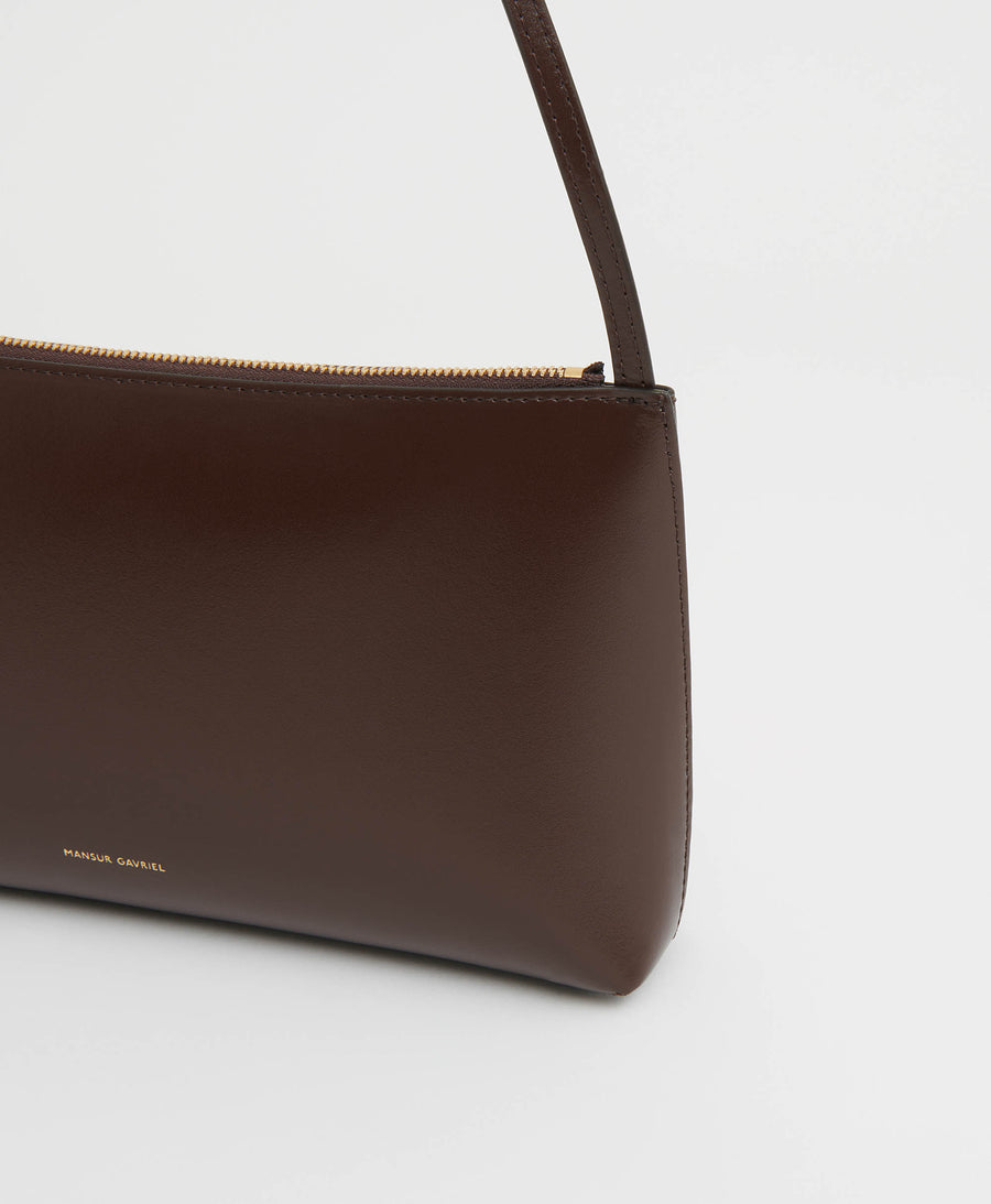 Gaia Shoulder Bag  -  Chocolate/Warm Grey