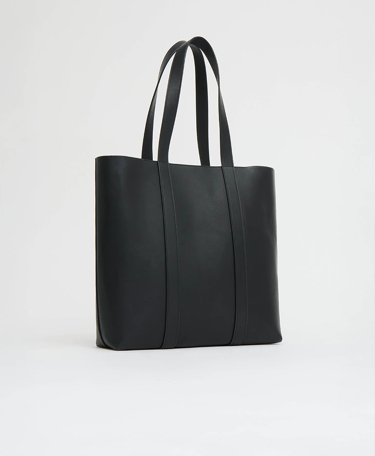 Medium North/South Tote  -  Black