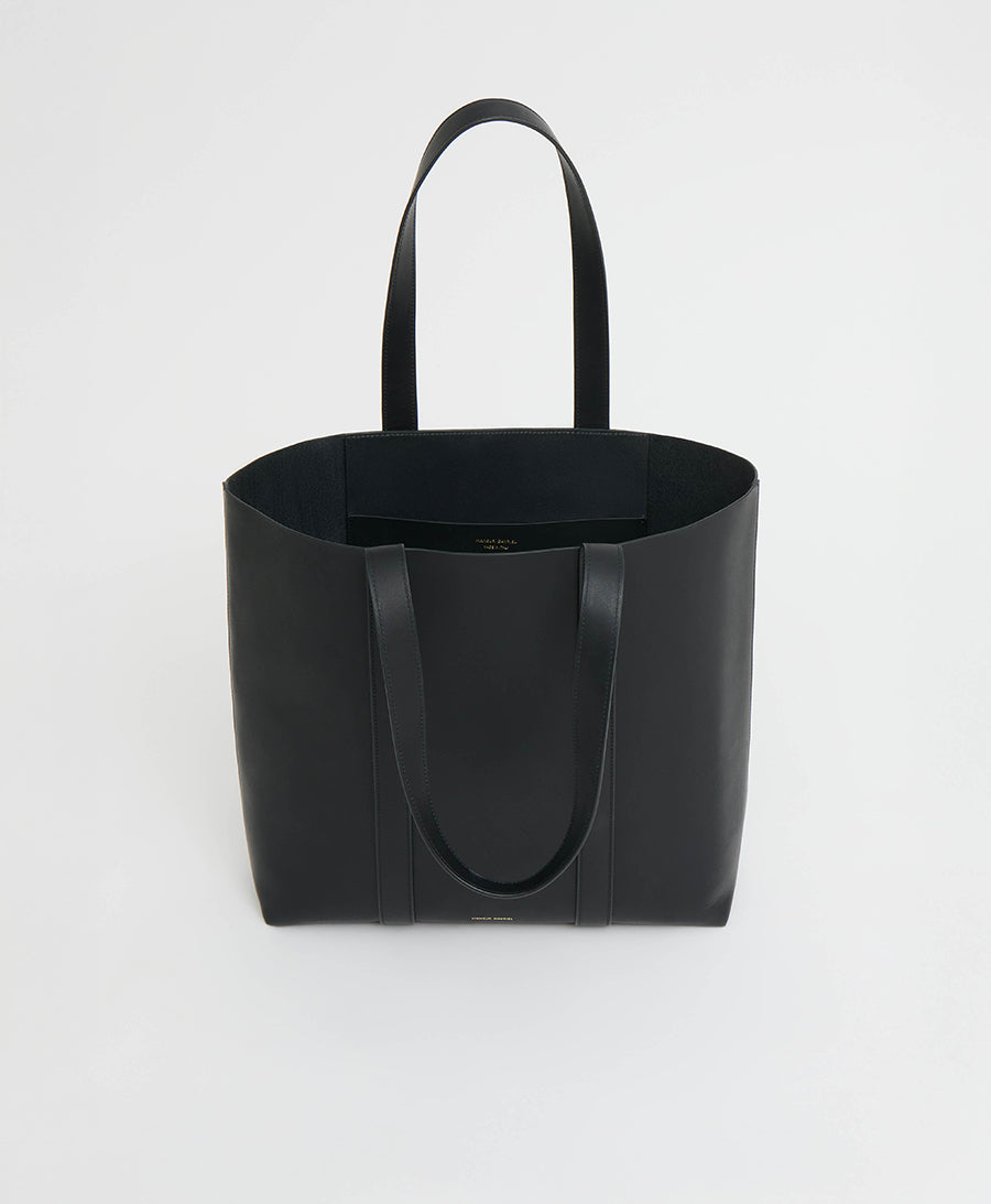 Medium North/South Tote - Black