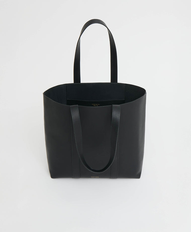 Medium North/South Tote  -  Black