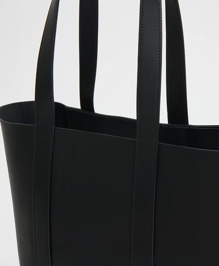 Medium North/South Tote  -  Black