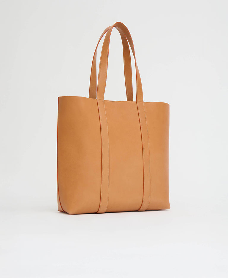 Medium North/South Tote  -  Cammello