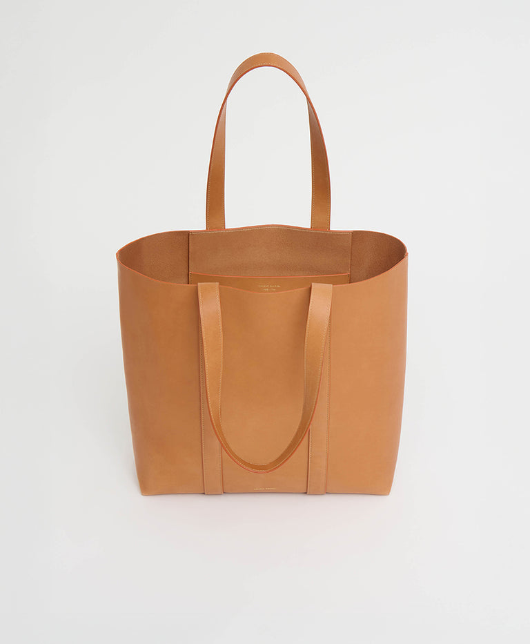 Medium North/South Tote  -  Cammello