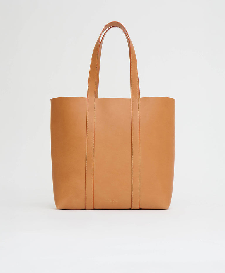 Medium North/South Tote  -  Cammello