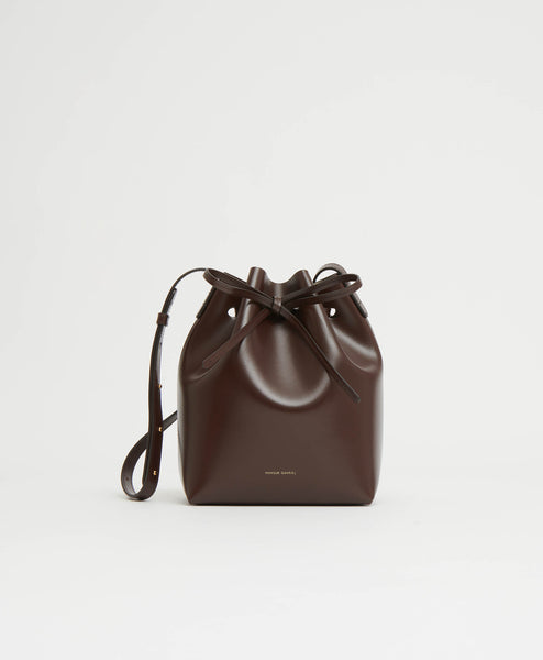 MANSUR GAVRIELミニバケット Mini Bucket Bag - Black/Flamma