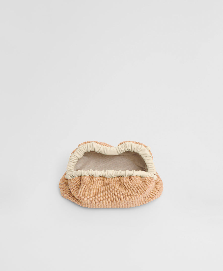 Ivory Radiance Cloud Clutch