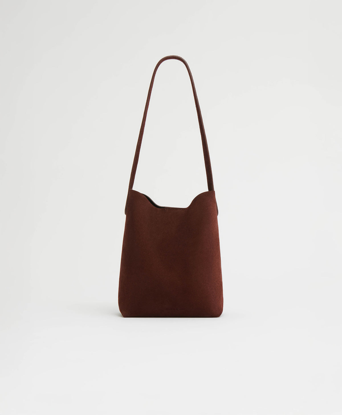 Small Everyday Cabas  -  Chocolate Suede