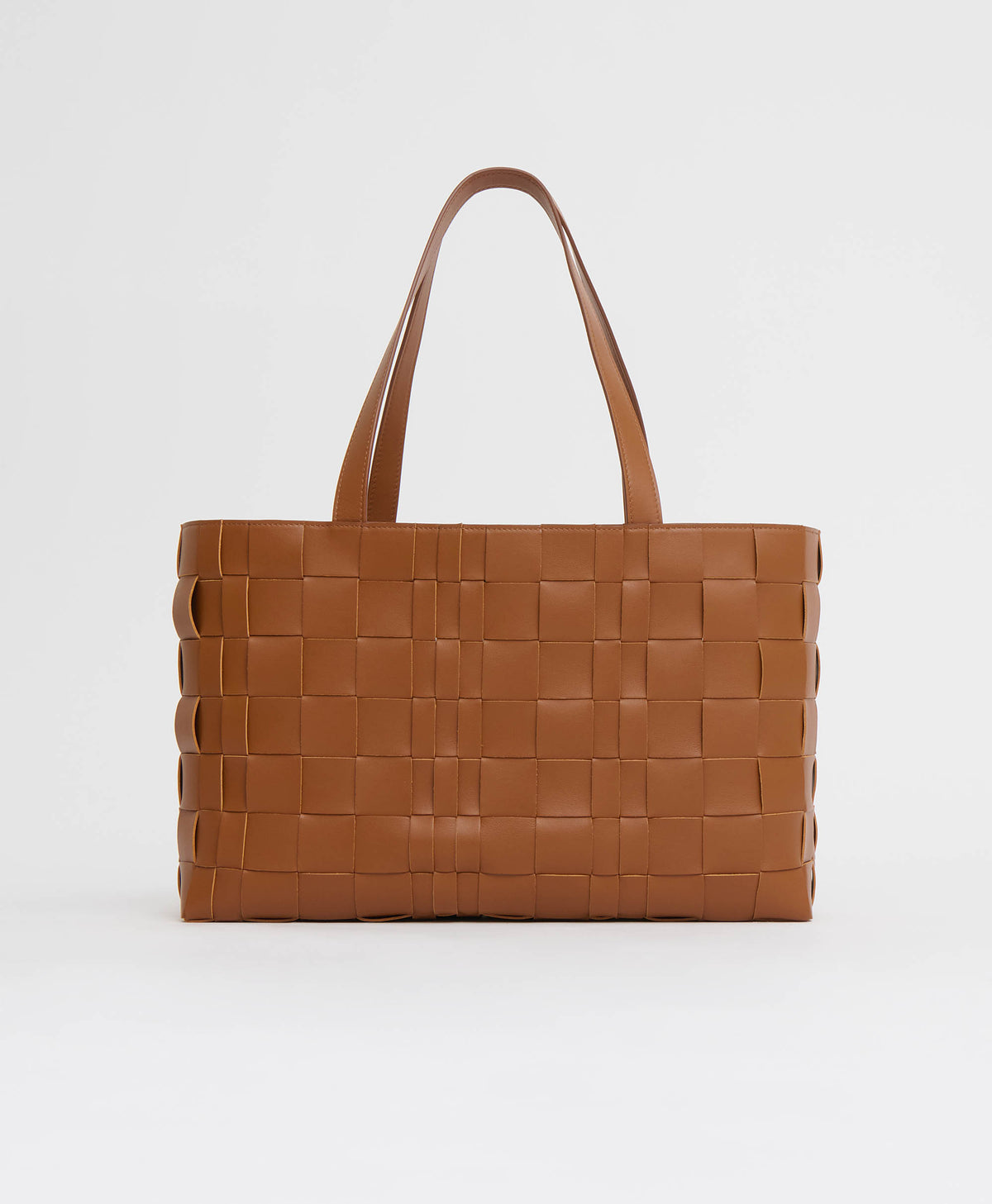 Woven Tote - Camel