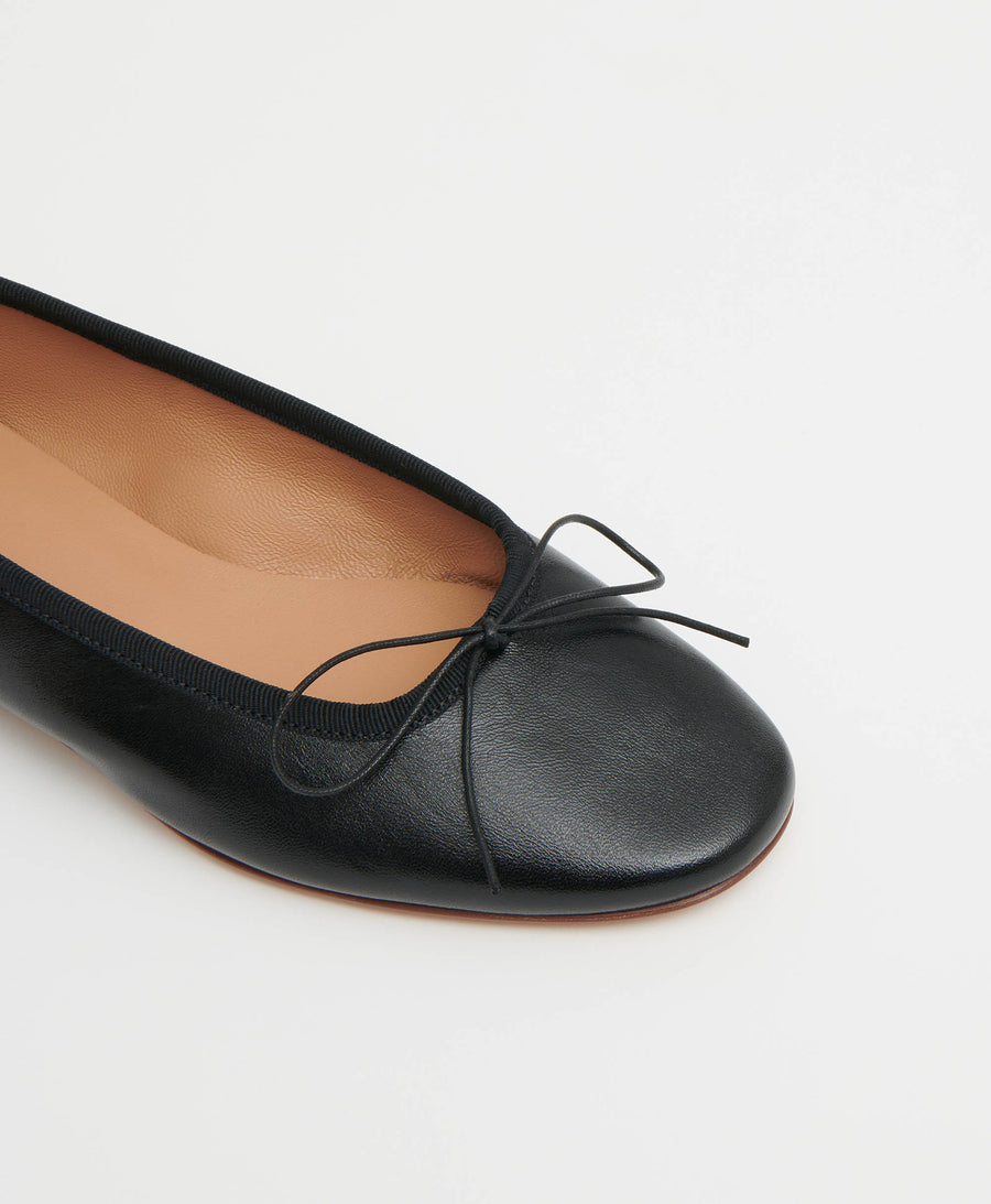 City Ballerina in Black/Silver