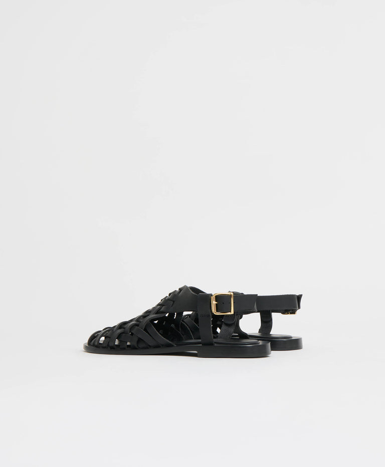 Woven Sandal - Black