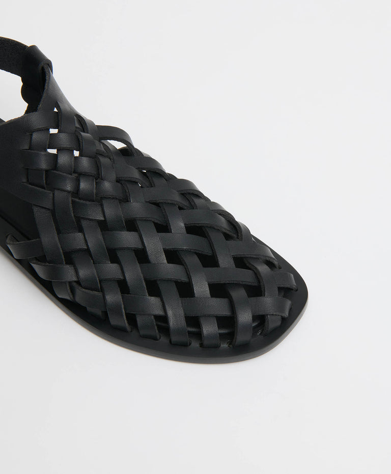 Woven Sandal - Black