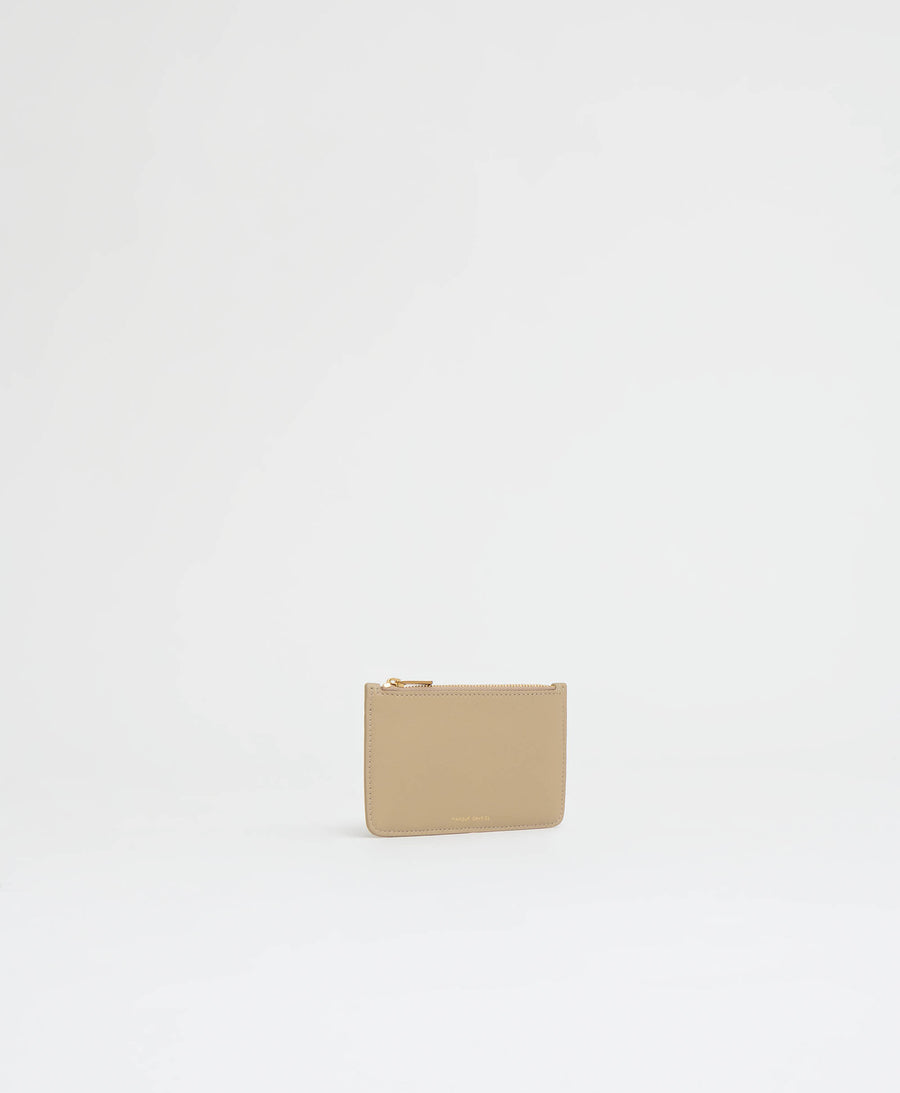 Zip Card Holder  -  Warm Grey