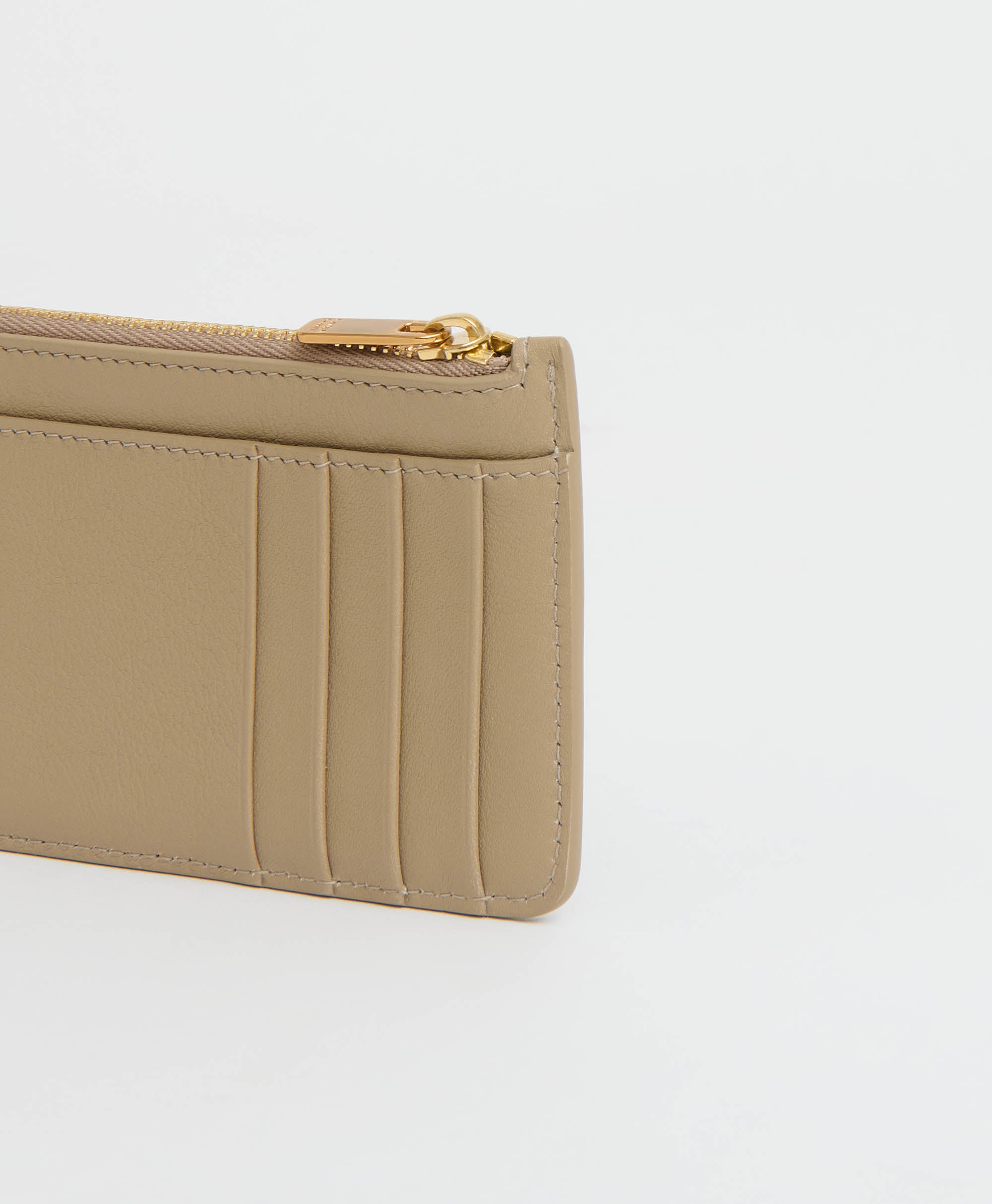 Zip Card Holder  -  Warm Grey