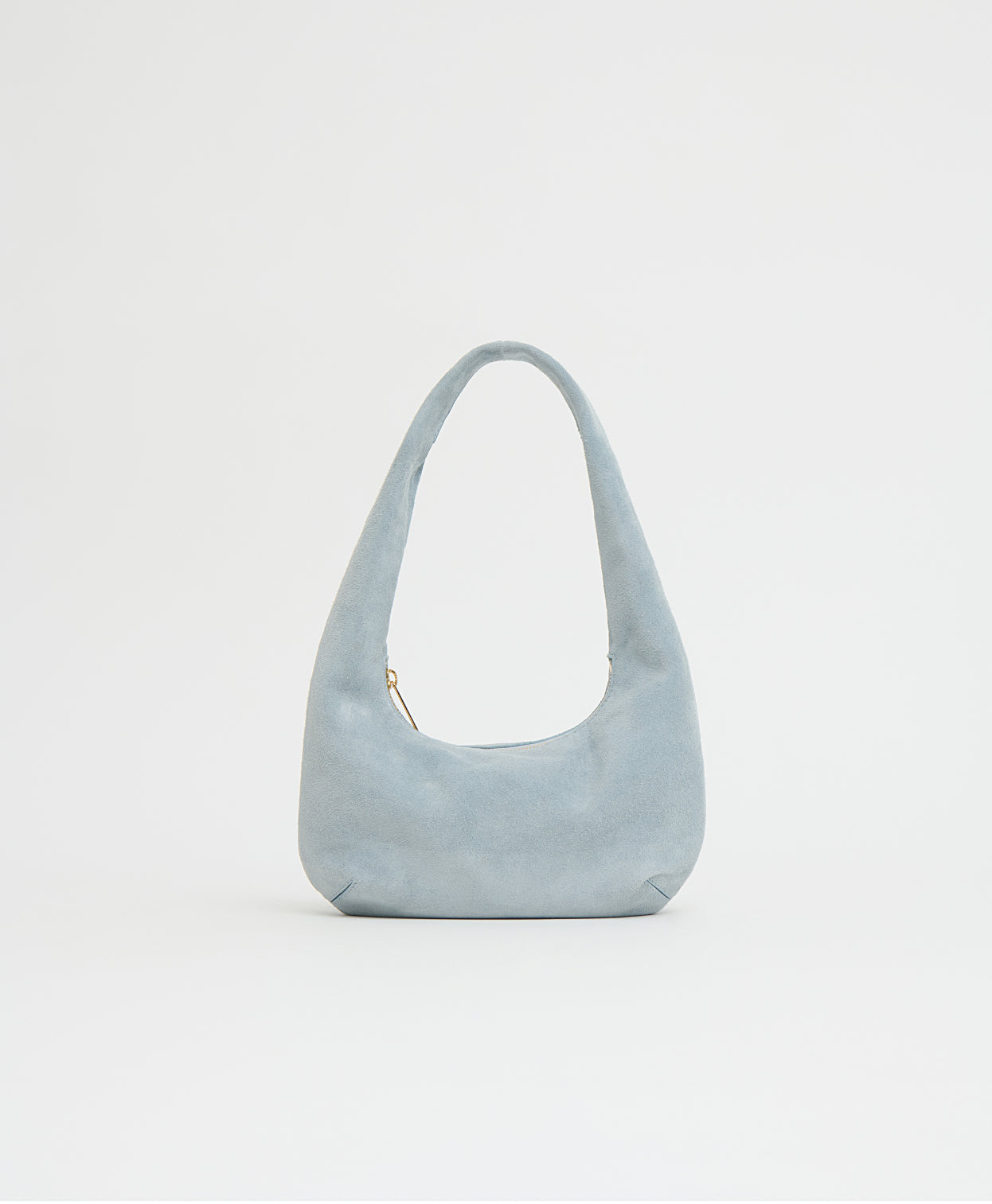 Mini Gnocchi Bag - Baby Blue Suede