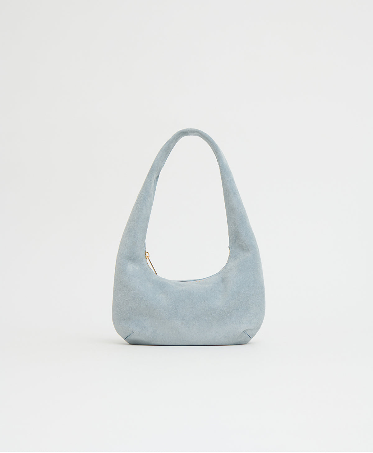 Gnocchi Bag - Baby Blue Suede