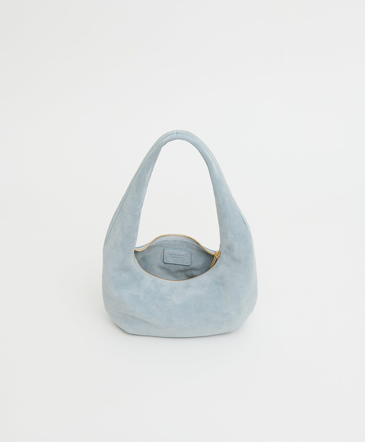 BABY MINI BLUE エコバッグ Mini Gnocchi Bag - Baby Blue Suede