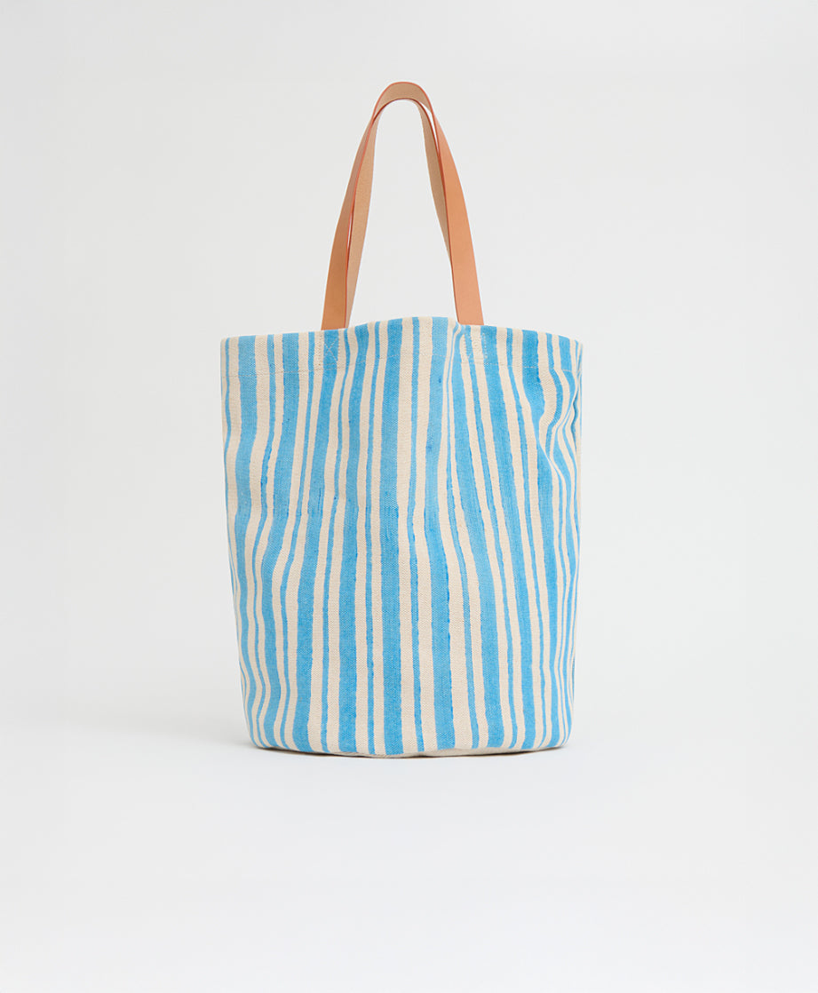 Limited Edition Pascucci Bag - Baby Blue Stripe view 1