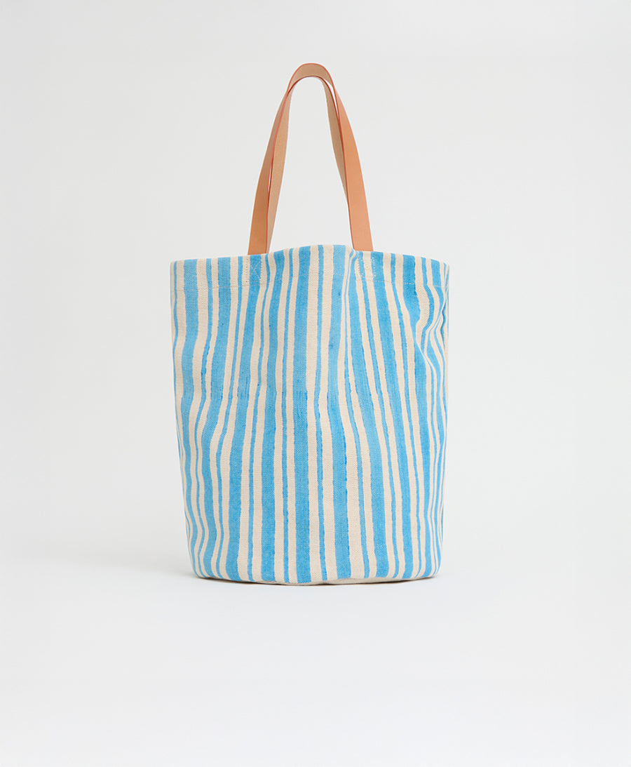 Limited Edition Pascucci Bag - Baby Blue Stripe view 1