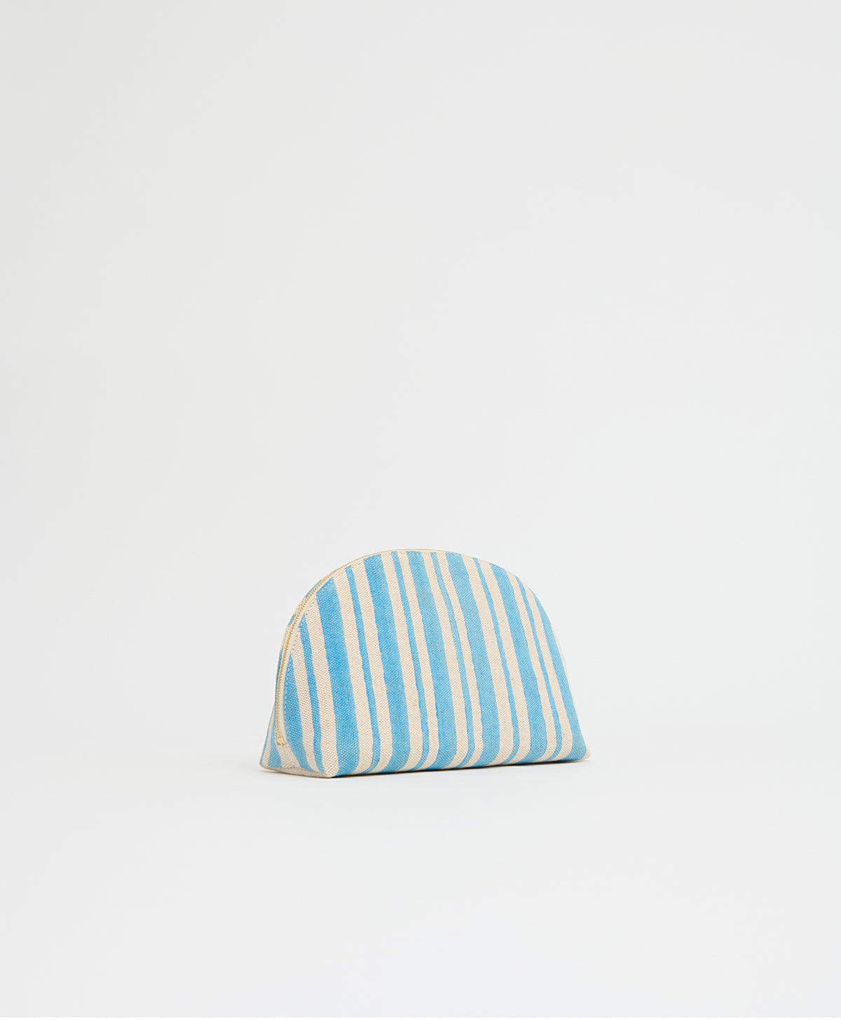 Limited Edition Bellezza Pouch - Baby Blue Stripe view 2