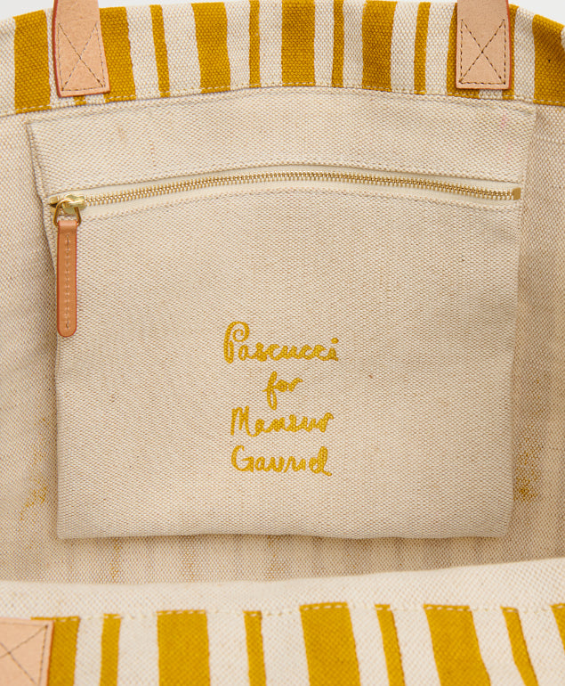 Limited Edition Pascucci Riga Tote - Yellow Stripe