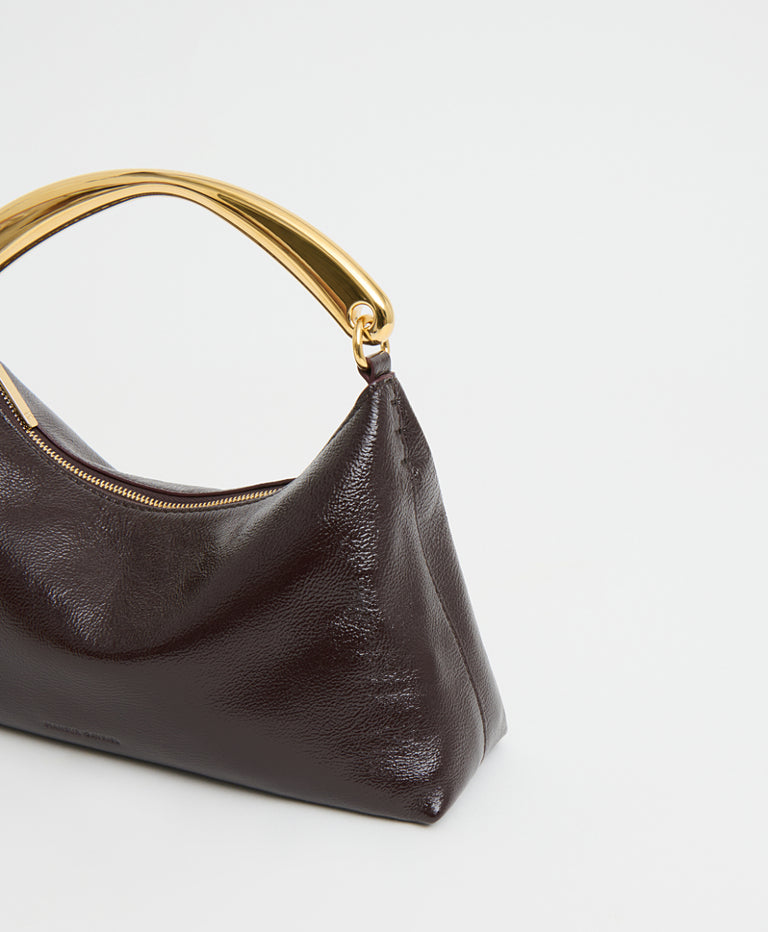 Metal Handle Rhea - Aubergine