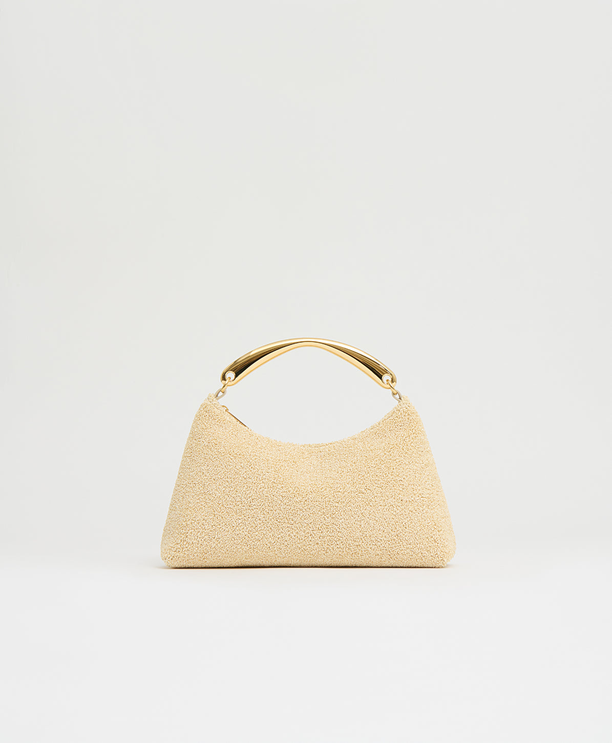 Metal Handle Rhea - Jasmine Textured Raffia view 1