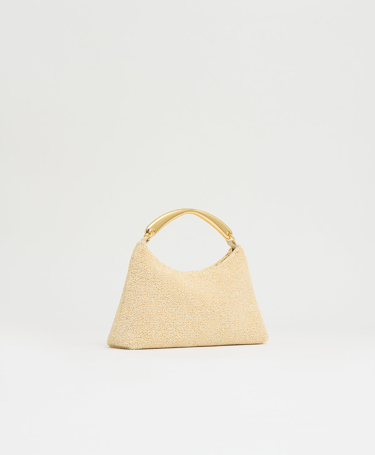 Metal Handle Rhea - Jasmine Textured Raffia view 2