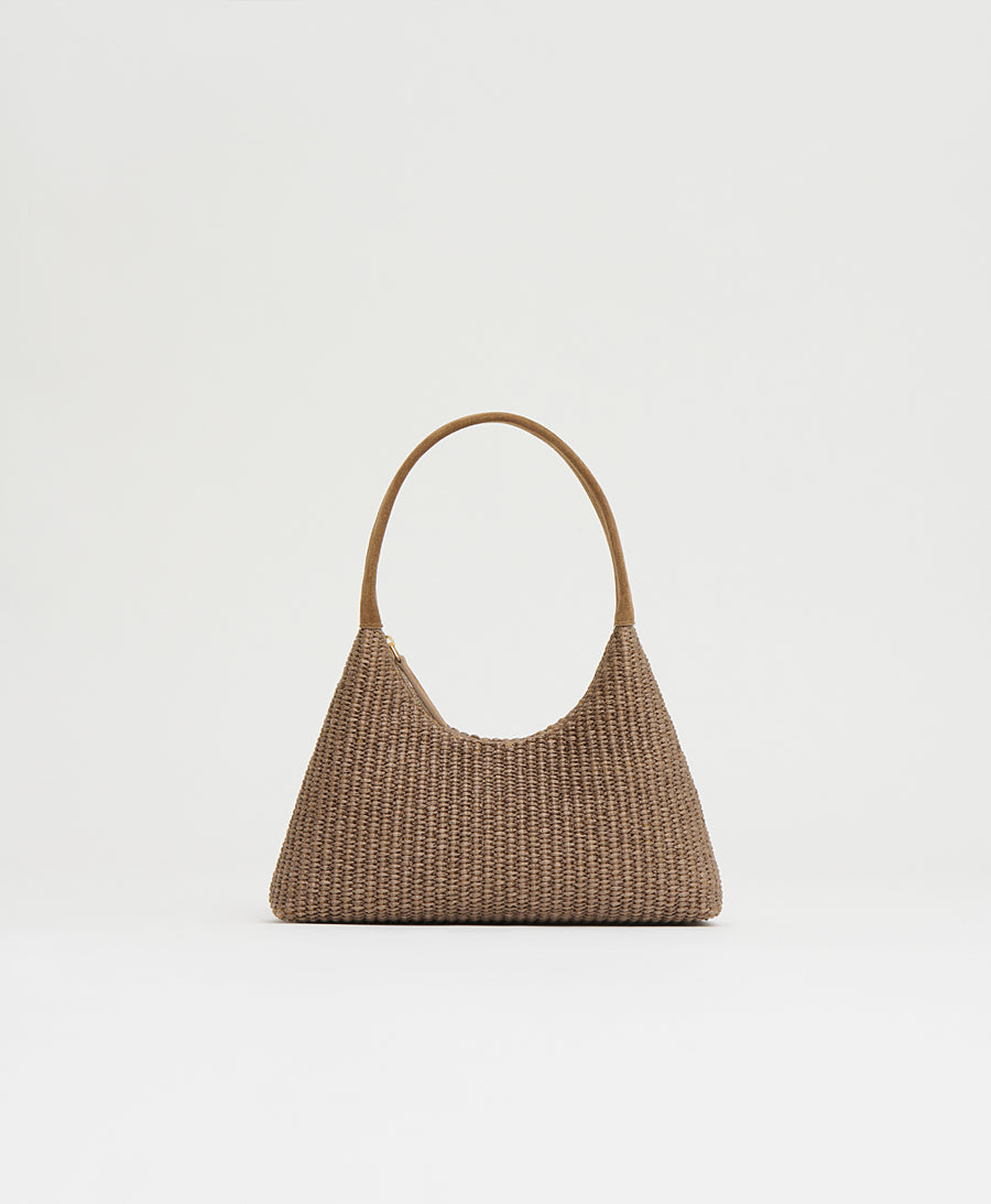 Mini Candy Bag - Anise Raffia/Anise Suede view 1