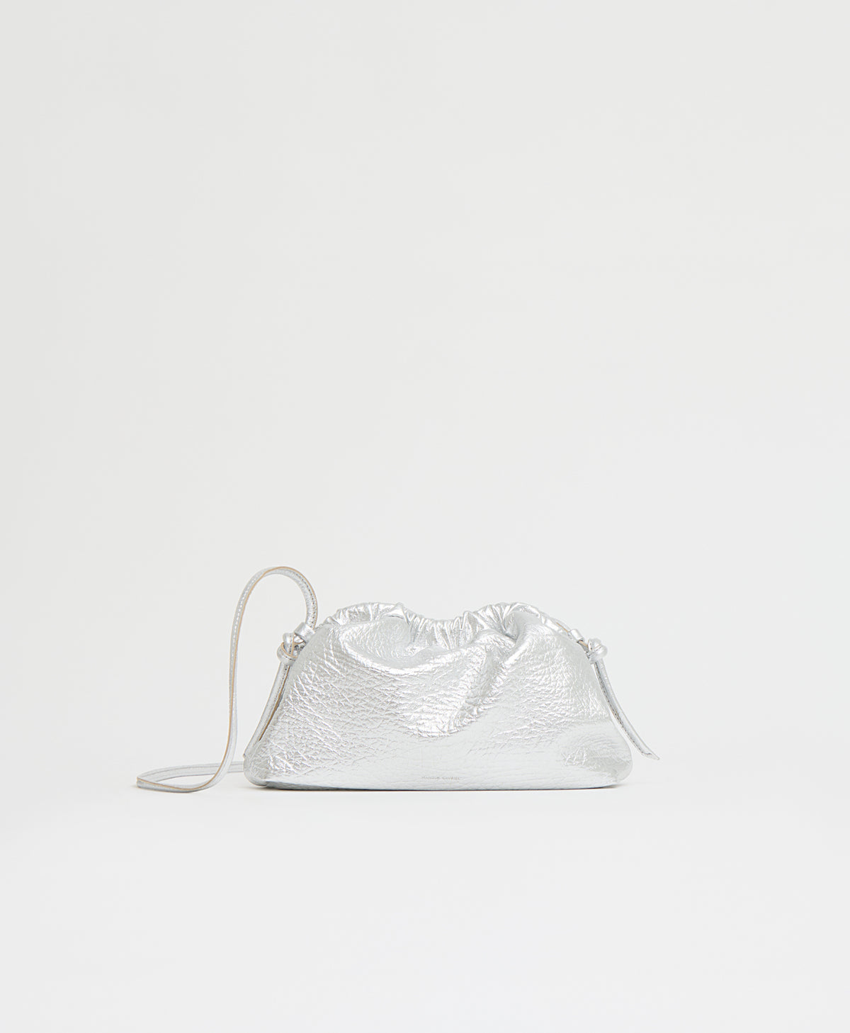 Mini Cloud Clutch - Tumbled Silver