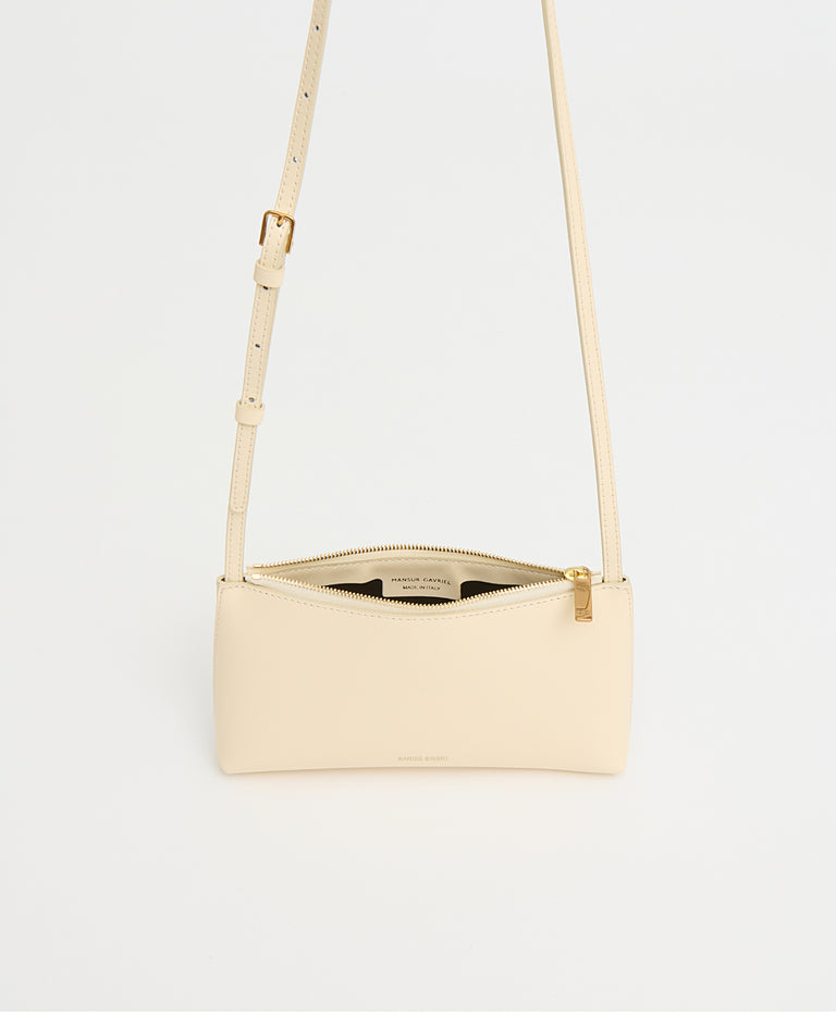 Mini Gaia Crossbody - Crema/Ebony