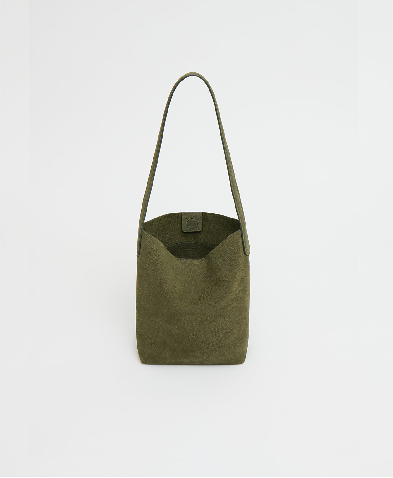 【未使用】MANSUR GAVRIEL レザートートバッグ グリーン Small Everyday Cabas - Algae Nubuck
