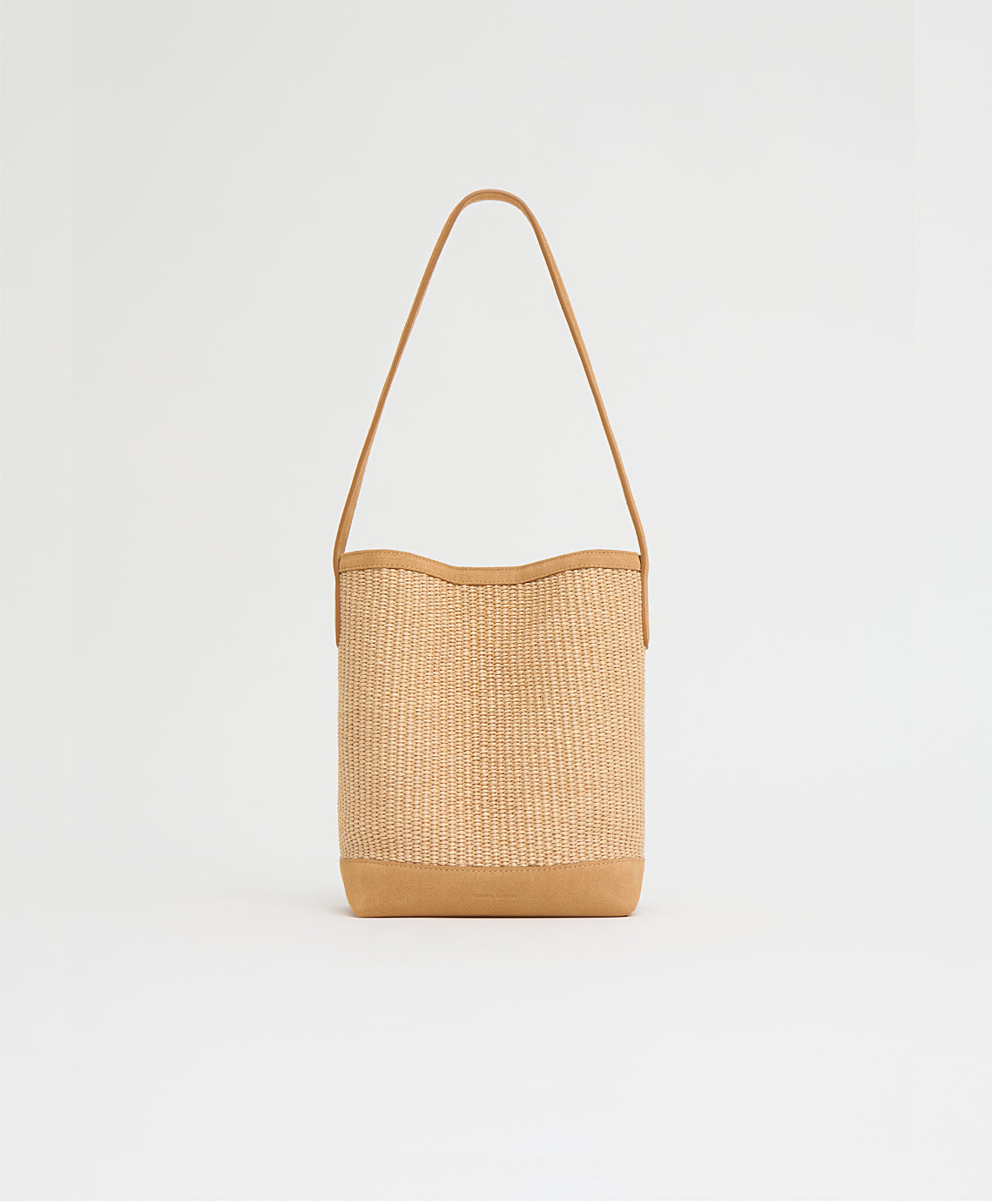 Small Everyday Cabas - Natural Raffia/Budino Suede view 1