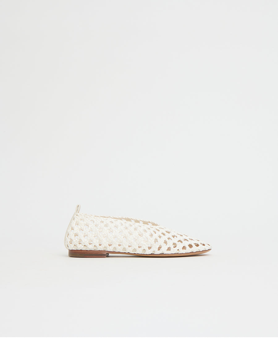 Woven Ballerina - White view 1